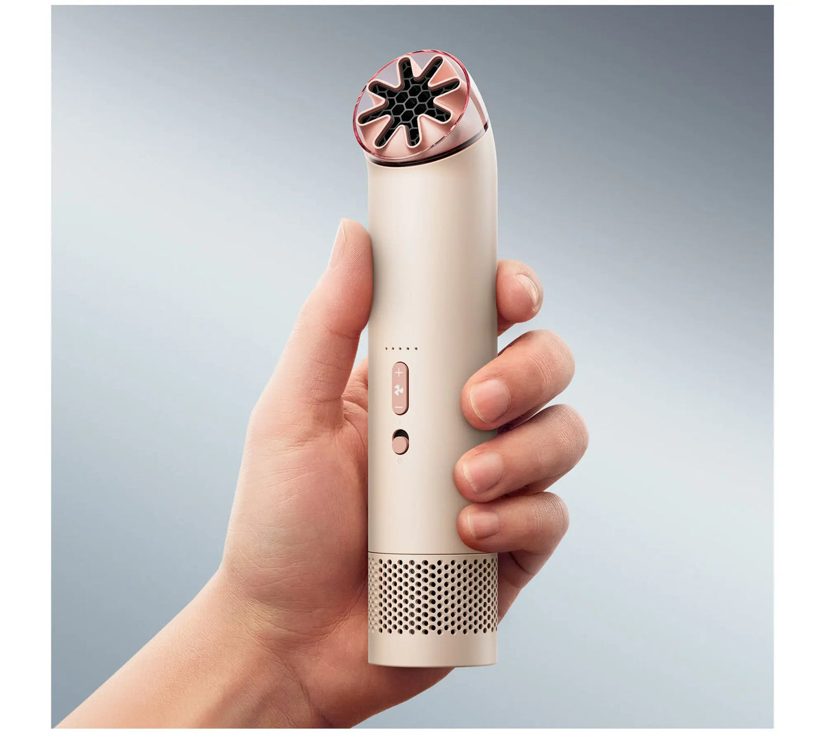 Stay cool on-the-go with the Dyson Hushjet Mini Handheld Fan! 🌬️✨